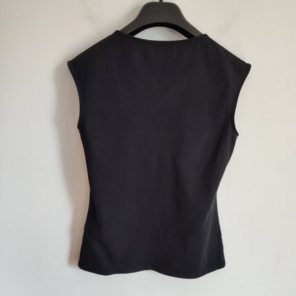 Ladies SZ S J Crew Factory Black Cotton Tank Top - Picture 2 of 3